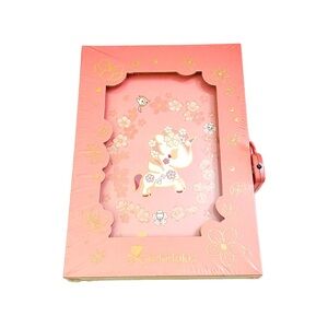 Tokidoki Hanako Unicorno Locking Notebook Journal Diary Cherry Blossom Rare NEW